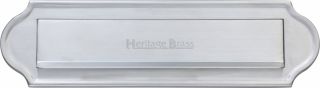 V843-SC Heritage Brass Gravity Letterplate Satin Chrome Finish