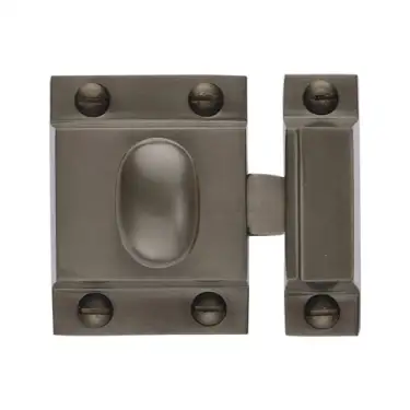 Click Here To Enlarge This Photo Of V1112-MB Heritage Brass Cupboard Latch with Oval Turn Matt Bronze Finish