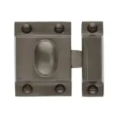 V1112-MB Heritage Brass Cupboard Latch with Oval Turn Matt Bronze Finish