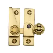 V1104L-ULB Heritage Brass Sash Fastener Lockable Unlacquered Brass Finish