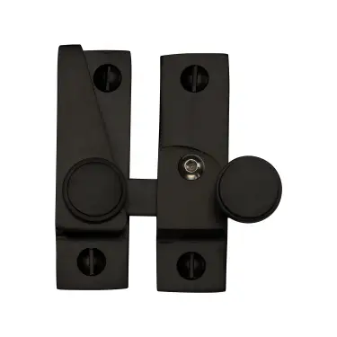 Click Here To Enlarge This Photo Of V1106L-BKMT Heritage Brass Sash Fastener Lockable Matt Black Finish