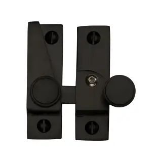 V1106L-BKMT Heritage Brass Sash Fastener Lockable Matt Black Finish