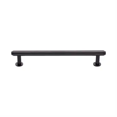 Click Here To Enlarge This Photo Of V4411 160-MB Heritage Brass Cabinet Pull Step Design with 16mm Rose 160mm ctc Matt Bronze finish
