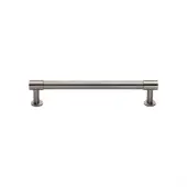 V4435 128-SN Heritage Brass Cabinet Pull Phoenix Design with 16mm Rose 128mm ctc Satin Nickel finish