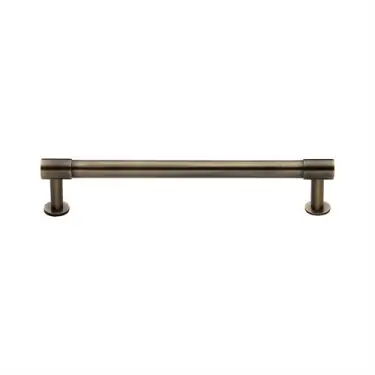 Click Here To Enlarge This Photo Of V4435 160-AT Heritage Brass Cabinet Pull Phoenix Design with 16mm Rose 160mm ctc Antique Brass finish