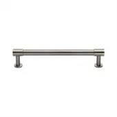 V4435 160-SN Heritage Brass Cabinet Pull Phoenix Design with 16mm Rose 160mm ctc Satin Nickel finish