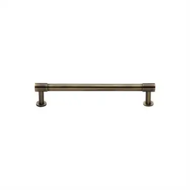 Click Here To Enlarge This Photo Of V4435 96-AT Heritage Brass Cabinet Pull Phoenix Design with 16mm Rose 96mm ctc Antique Brass finish