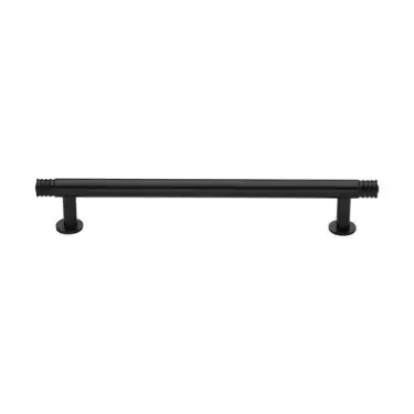 Click Here To Enlarge This Photo Of V4447 160-MB Heritage Brass Cabinet Pull Contour Design with 16mm Rose 160mm ctc Matt Bronze finish