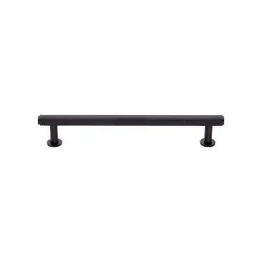 Click Here To Enlarge This Photo Of V4459 128-MB Heritage Brass Cabinet Pull Knurled Design with 16mm Rose 128mm ctc Matt Bronze finish
