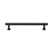 V4459 160-MB Heritage Brass Cabinet Pull Knurled Design with 16mm Rose 160mm ctc Matt Bronze finish