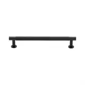 V4462 160-MB Heritage Brass Cabinet Pull Partial Knurled Design with 16mm Rose 160mm ctc Matt Bronze finish