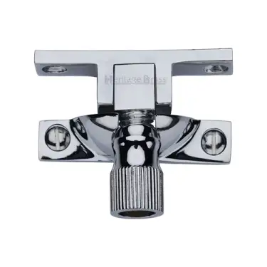 Click Here To Enlarge This Photo Of V2054-PC Heritage Brass Narrow Brighton Sash Fastener Polished Chrome finish
