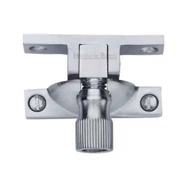 Click Here To Enlarge This Photo Of V2054-SC Heritage Brass Narrow Brighton Sash Fastener Satin Chrome finish