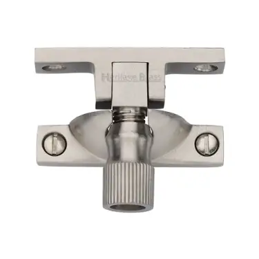 Click Here To Enlarge This Photo Of V2054-SN Heritage Brass Narrow Brighton Sash Fastener Satin Nickel finish