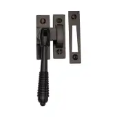 V894 MP/HP-MB Heritage Brass Mortice & Hook Plate Casement Fastener Reeded Design Matt Bronze finish