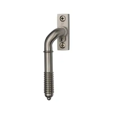 Click Here To Enlarge This Photo Of V895L LH-SN Heritage Brass Lockable Espagnolette Left Handed Reeded Design Satin Nickel finish
