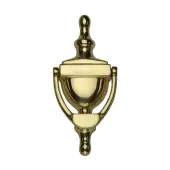 V910 152-ULB Heritage Brass Urn Knocker 6" Unlacquered Brass finish
