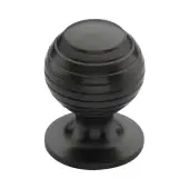 V976 32-MB Heritage Brass Cabinet Knob Beehive Design 32mm Matt Bronze finish