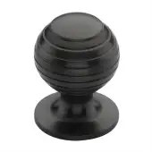 V976 38-MB Heritage Brass Cabinet Knob Beehive Design 38mm Matt Bronze finish
