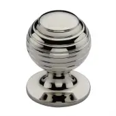 V976 38-PNF Heritage Brass Cabinet Knob Beehive Design 38mm Polished Nickel finish