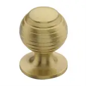 V976 38-SB Heritage Brass Cabinet Knob Beehive Design 38mm Satin Brass finish
