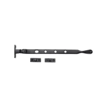 Click Here To Enlarge This Photo Of V992 12-BKMT Heritage Brass Casement Window Stay Ball Design 12" Matt Black finish