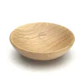 W4328-65-OAK M.Marcus Wooden Cabinet Knob Bowl Design 65mm Oak Finish