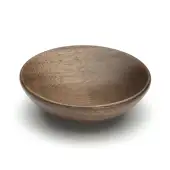 W4328-65-WAL M.Marcus Wooden Cabinet Knob Bowl Design 65mm Walnut Finish