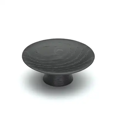 Click Here To Enlarge This Photo Of W4343-50-ASH M.Marcus Wooden Cabinet Knob Olympia Design 50mm Black Ash Finish