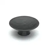 W4343-50-ASH M.Marcus Wooden Cabinet Knob Olympia Design 50mm Black Ash Finish