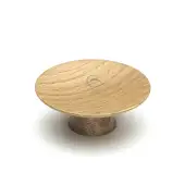 W4343-50-OAK M.Marcus Wooden Cabinet Knob Olympia Design 50mm Oak Finish