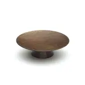 W4343-50-WAL M.Marcus Wooden Cabinet Knob Olympia Design 50mm Walnut Finish