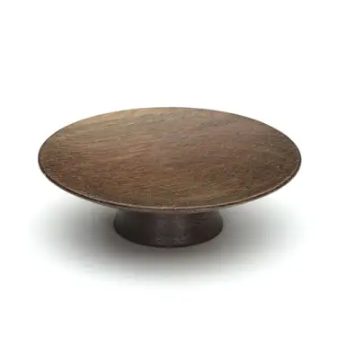 Click Here To Enlarge This Photo Of W4343-65-WAL M.Marcus Wooden Cabinet Knob Olympia Design 65mm Walnut Finish