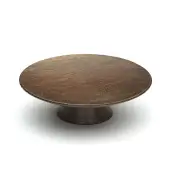W4343-65-WAL M.Marcus Wooden Cabinet Knob Olympia Design 65mm Walnut Finish