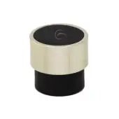 W4370-26-ASH M.Marcus Wooden Cabinet Knob Radio Design 26mm Black Ash Finish