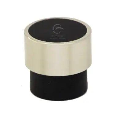 Click Here To Enlarge This Photo Of W4370-49-ASH M.Marcus Wooden Cabinet Knob Radio Design 49mm Black Ash Finish