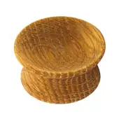 W4415-55-OAK M.Marcus Wooden Cabinet Knob Yoyo Design 65mm Oak Finish