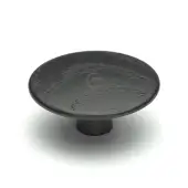 W4466-48-ASH M.Marcus Wooden Cabinet Knob Split Design 48mm Black Ash Finish