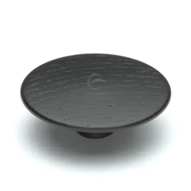 Click Here To Enlarge This Photo Of W4466-64-ASH M.Marcus Wooden Cabinet Knob Split Design 64mm Black Ash Finish