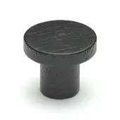 W4470-33-ASH M.Marcus Wooden Cabinet Knob Circum Design 33mm Black Ash Finish