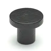 W4470-48-ASH M.Marcus Wooden Cabinet Knob Circum Design 48mm Black Ash Finish