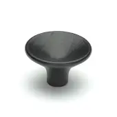 W4491-38-ASH M.Marcus Wooden Cabinet Knob Trumpet Design 38mm Black Ash Finish