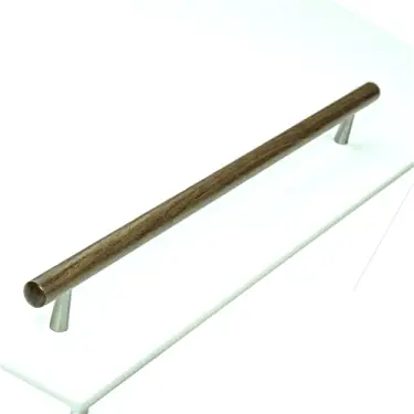 Click Here To Enlarge This Photo Of W7763-320-WAL M.Marcus Wooden Cabinet Pull Handle Tilaa Design 320mm Walnut Finish