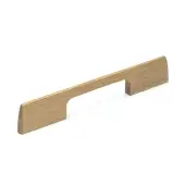 W7791-160-OAK M.Marcus Wooden Cabinet Pull Handle Slim Metro Design 160mm Oak Finish