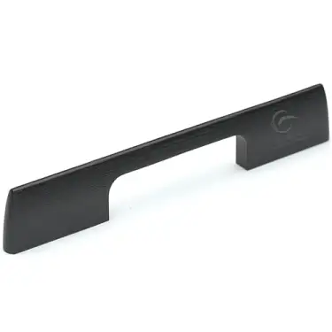 Click Here To Enlarge This Photo Of W7791-224-ASH M.Marcus Wooden Cabinet Pull Handle Slim Metro Design 224mm Black Ash Finish