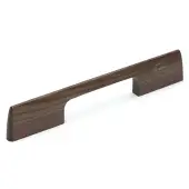W7791-224-WAL M.Marcus Wooden Cabinet Pull Handle Slim Metro Design 224mm Walnut Finish