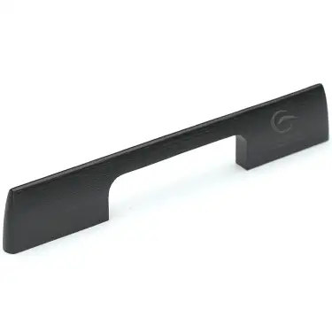 Click Here To Enlarge This Photo Of W7791-320-ASH M.Marcus Wooden Cabinet Pull Handle Slim Metro Design 320mm Black Ash Finish