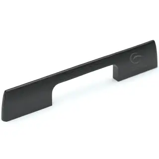 W7791-320-ASH M.Marcus Wooden Cabinet Pull Handle Slim Metro Design 320mm Black Ash Finish