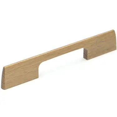 Click Here To Enlarge This Photo Of W7791-320-OAK M.Marcus Wooden Cabinet Pull Handle Slim Metro Design 320mm Oak Finish