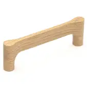 W7827-224-OAK M.Marcus Wooden Cabinet Pull Handle Gio Design 224mm Oak Finish